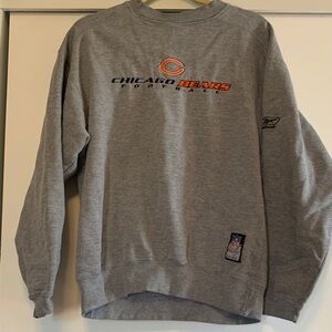 Vintage Reebok Chicago Bears Gray Crewneck Sweatshirt